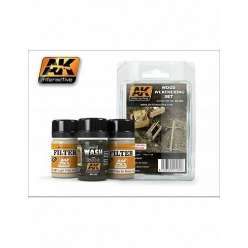 AK WOOD WEATHERING SET AK260